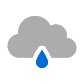 Bedeckt mit Regen Bedeckt mit Regen