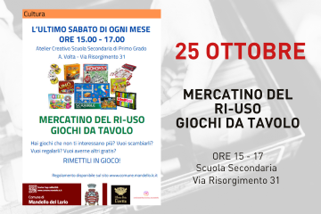 Mercatino giochi da tavolo
