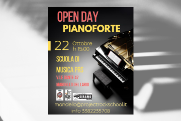 Open Day di Pianoforte alla Project Rock School di Mandello del Lario