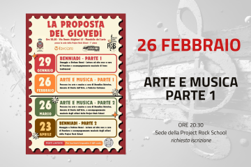 La proposta del giovedì "Arte e musica" - parte 1