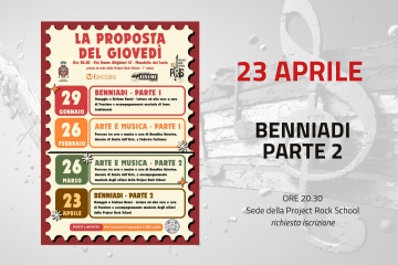 La proposta del giovedì "Benniadi" parte 2 - omaggio a Stefano Benni