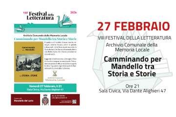 Festival della letteratura: camminando per Mandello, tra storia e storie