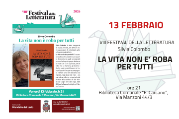 Festival della letteratura: la vita non è roba per tutti - Silvia Colombo