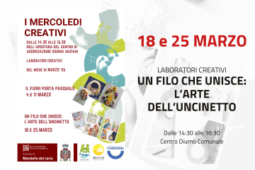 I mercoledì creativi al Centro Diurno Comunale