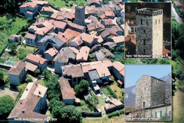 Veduta area di Maggiana - Torre di Maggiana Rongio