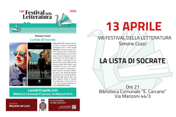 Festival della letteratura: la lista di Socrate - Simone Cozzi