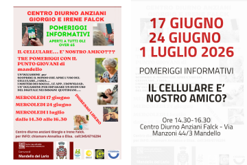 Corso informativo sull'uso del cellulare per Over 65