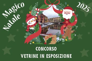 Magico Natale 2025: concorso vetrine in esposizione