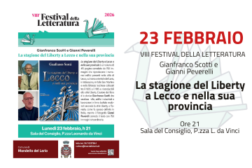 Festival della letteratura: La stagione Liberty a Lecco e nella sua Provincia