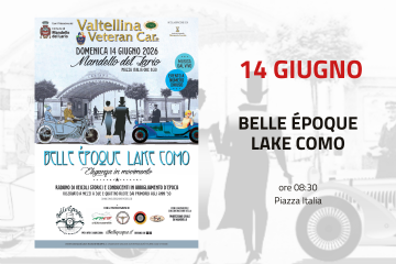 Belle Èpoque Lake Como - raduno di veicoli storici e conducenti in abbigliamento d'epoca