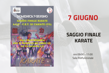 Saggio finale di Karate