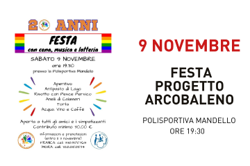 20 Anni Polisportiva - Progetto Arcobaleno