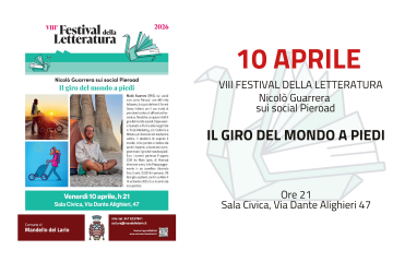 Festival della letteratura: il giro del mondo a piedi - Nicolò Guarrera