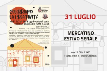 Mercatino estivo serale "scopri la bellezza del fatto a mano"