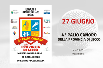 4° Palio Canoro della Provincia di Lecco