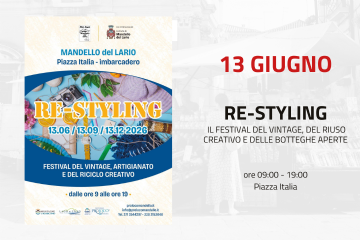 RE-STYLING: II festival del Vintage, del Riuso creativo e delle botteghe aperte